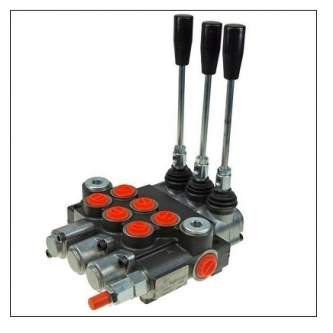 3-section hydraulic distributor with a latch